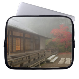 The pavilion at the Portland Japanese Garden Laptop Sleeve