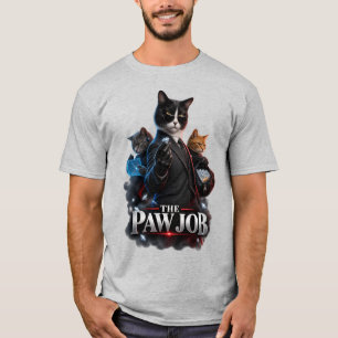 The Paw Job Cat Heist T-Shirt