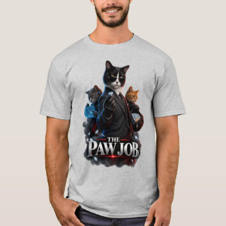 The Paw Job Cat Heist T-Shirt