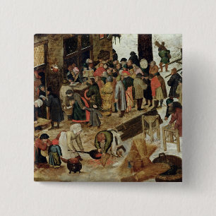 The Payment of the Tithe 2 Inch Square Button
