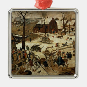 The Payment of the Tithe Metal Ornament