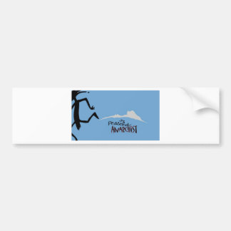 the peaceful anarchist bumper sticker