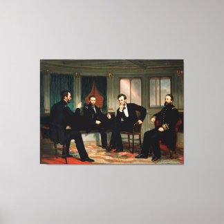 The Peacemakers by George Peter Alexander Healy Canvas Print