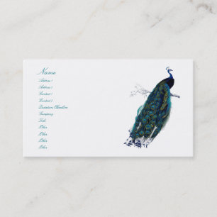 The Peacock Collection Business Card