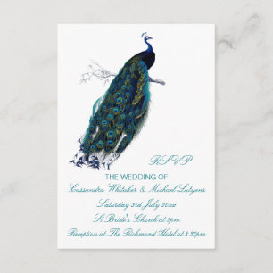 The Peacock Collection RSVP Card
