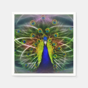 The Peacock Dreamcatcher Napkin
