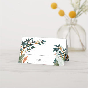 The Peacock Place Card