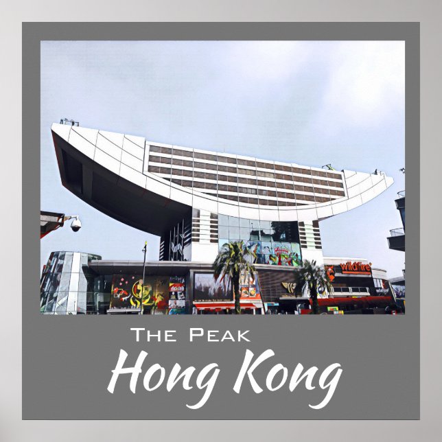 The Peak Hong Kong travel wall decor (Front)