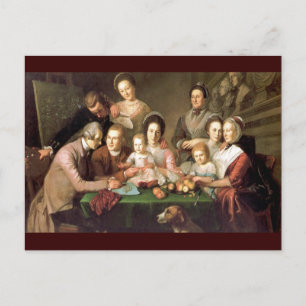 The Peale Family, by Charles Willson Peale Postcard