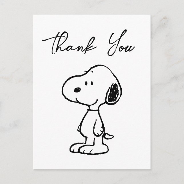 The Peanuts Gang | Baby Shower Postcard (Front)