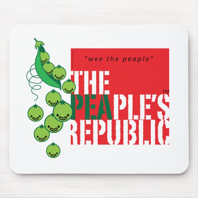 The Peaple's Republic™ Mouse Pad (Front)