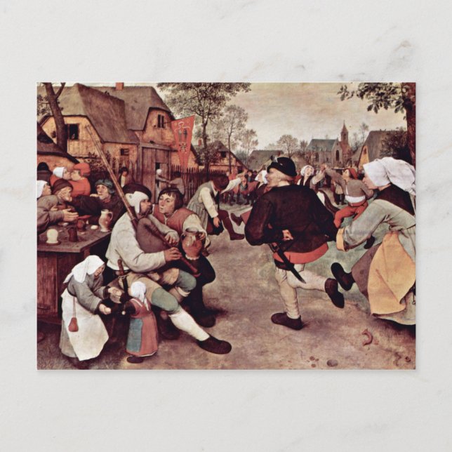 The Peasant Dance By 0 (Best Quality) Postcard (Front)