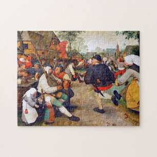 The Peasant Dance, Pieter Bruegel Jigsaw Puzzle