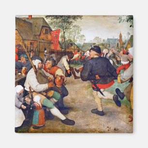 The Peasant Dance, Pieter Bruegel Magnet
