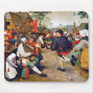 The Peasant Dance, Pieter Bruegel Mouse Pad