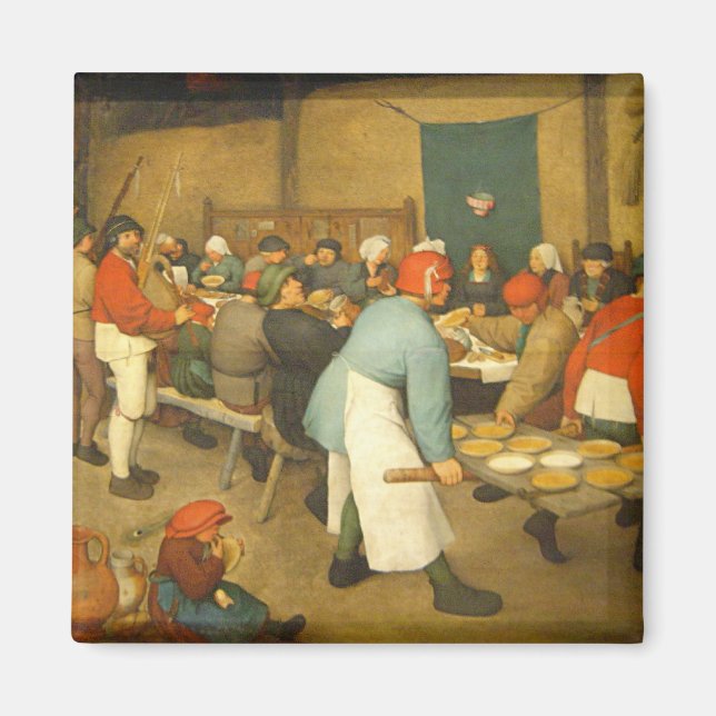 The Peasant Wedding - 1568 Magnet (Front)