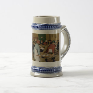 The Peasant Wedding by Pieter Bruegel the Elder Beer Stein