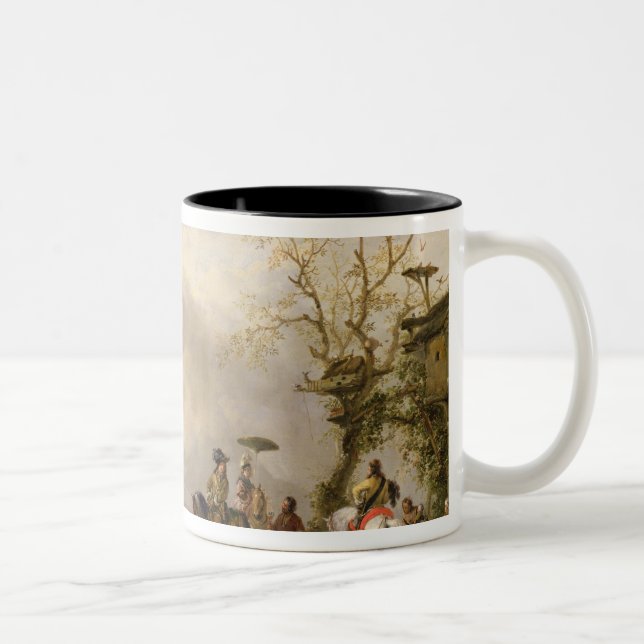 The Peasant Wedding Two-Tone Coffee Mug (Right)