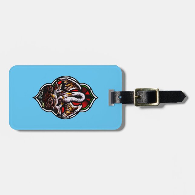 The Pelican as a Christian Symbol Luggage Tag (Front Horizontal)