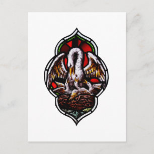The Pelican as a Christian Symbol Postcard