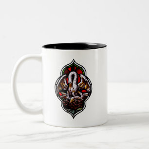 The Pelican as a Christian Symbol Two-Tone Coffee Mug