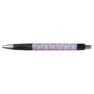 The pen features black accents and a click