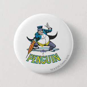 The Penguin 2 Inch Round Button