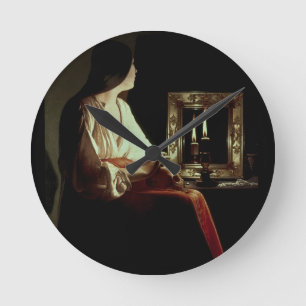 The Penitent Magdalen, c.1638-43 (oil on canvas) Round Clock