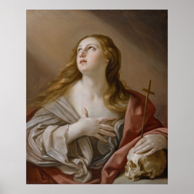 “The Penitent Magdalene” art poster (Front)
