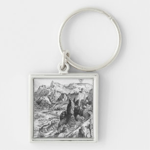 The Penitent Magdalene Keychain