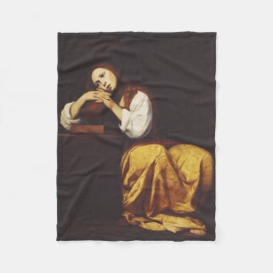 The Penitent Mary Magdalene by Giacomo Galli Fleece Blanket