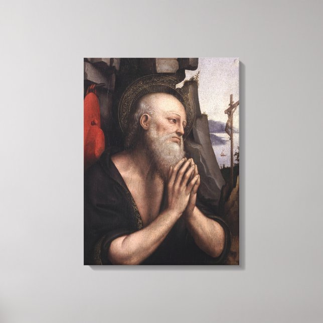 The Penitent St. Jerome Canvas Print (Front)