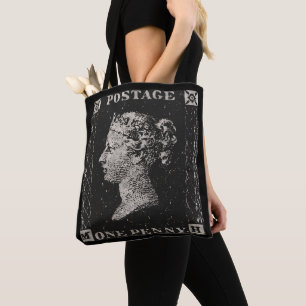 The Penny Black Postage Stamp Tote Bag