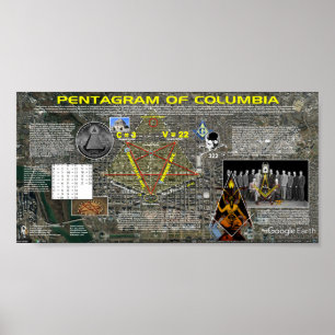 The Pentagram of Columbia Poster