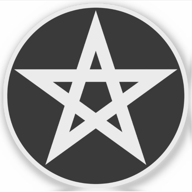 The Pentagram (white on black) (Front)