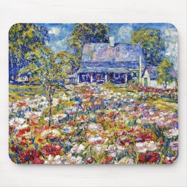 “The Peony Garden” Mouse Pad (Front)