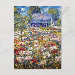 “The Peony Garden” Postcard