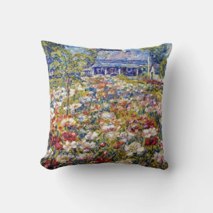 “The Peony Garden” Throw Pillow