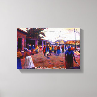The people of  Nigeria Mojisola Gbadamosi Okubule Canvas Print
