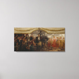 The People Render Homage to Bismarck, 1911 Canvas Print