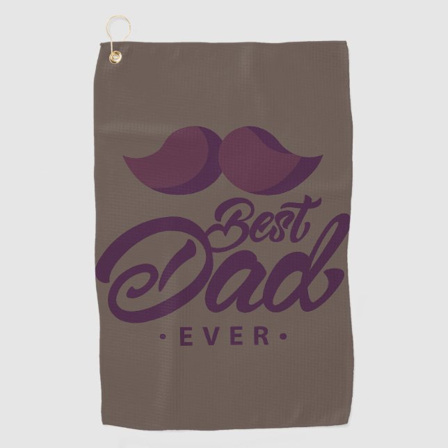 The Perfect Accessory for Dad's Golf Bag: Best Dad Towel (Front)