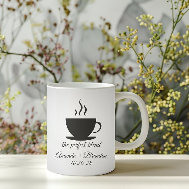 The Perfect Blend Cute Wedding Coffee Mug (Creator Uploaded)