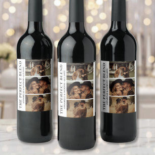The Perfect Blend Photo Wine Label