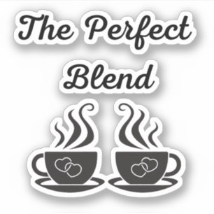 the perfect blend, wedding 2 coffee mugs