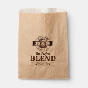 The Perfect Blend Wedding Coffee Favour Bags