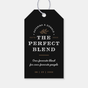 The Perfect Blend Wedding Favour Gift Tags