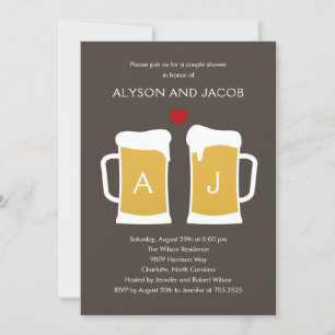 The Perfect Brew Engagement or Wedding Shower Holiday Card