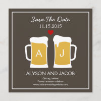 The Perfect Brew Save The Date Card