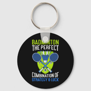 The Perfect Combination Of Strategy And Luck Funny Keychain