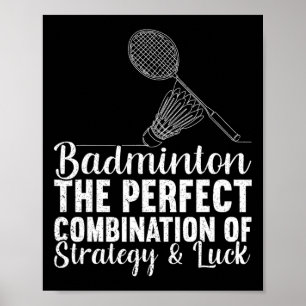 The Perfect Combination Of Strategy And Luck Funny Poster